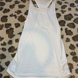 Women's White Nike Tank Top Dri Fit